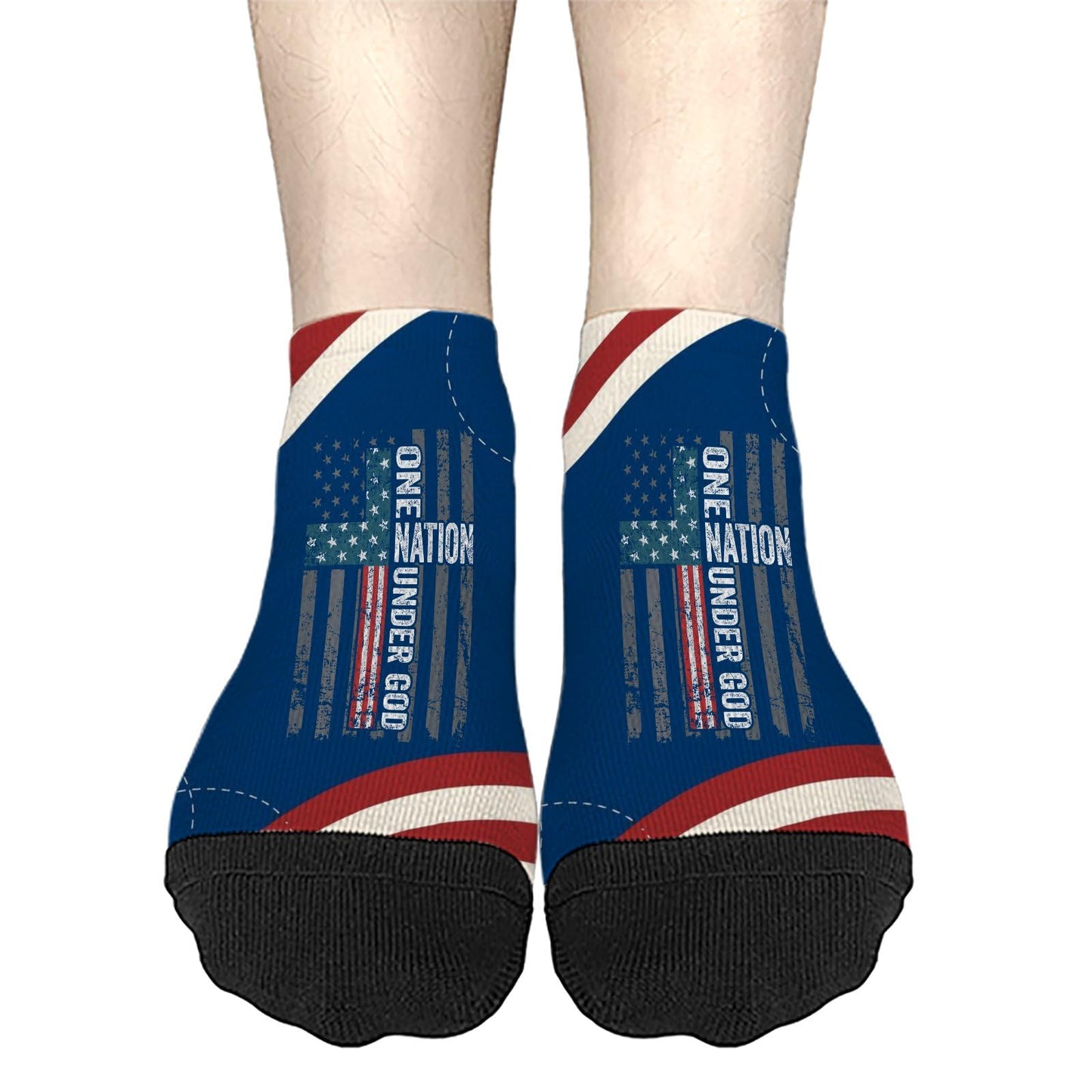 One Nation Under God Womens Socks Ankle Casual For Men's Socks