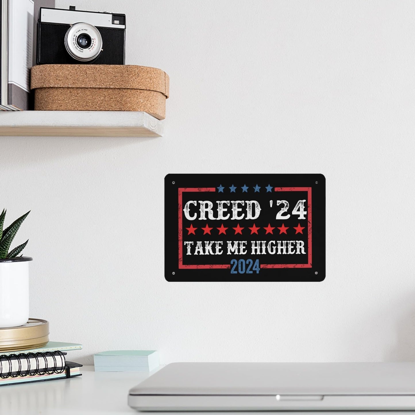 Creed '24 Take Me Higher Tin Signs Funny Room Decor For Kitchen 40 * 30cm