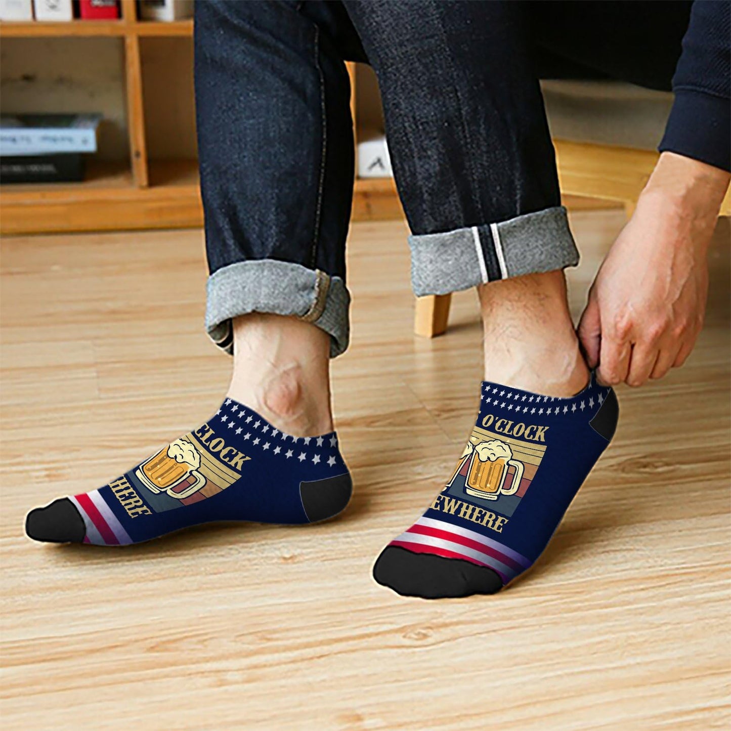 It's 5 O'clock Somewhere Boys Crew Socks Dress Sock Mens