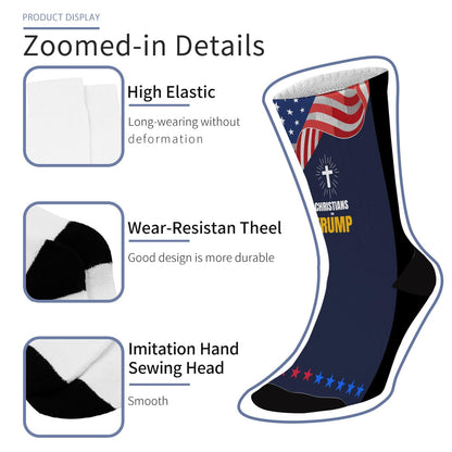 Men's Athletic Socks - Support Trump