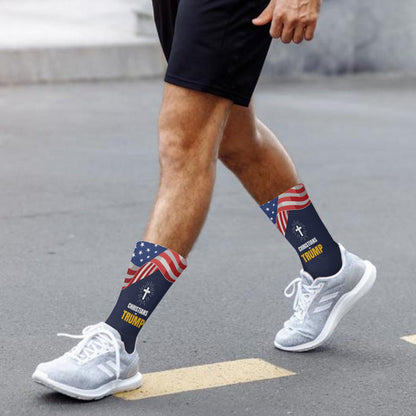 Men's Athletic Socks - Support Trump