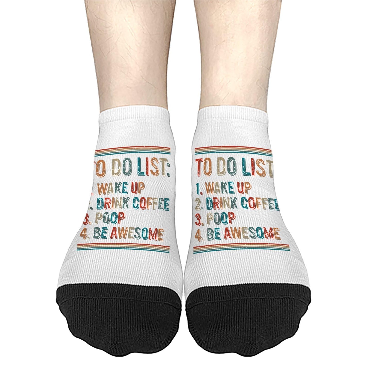 Morning Routine Men's Low Cut Socks