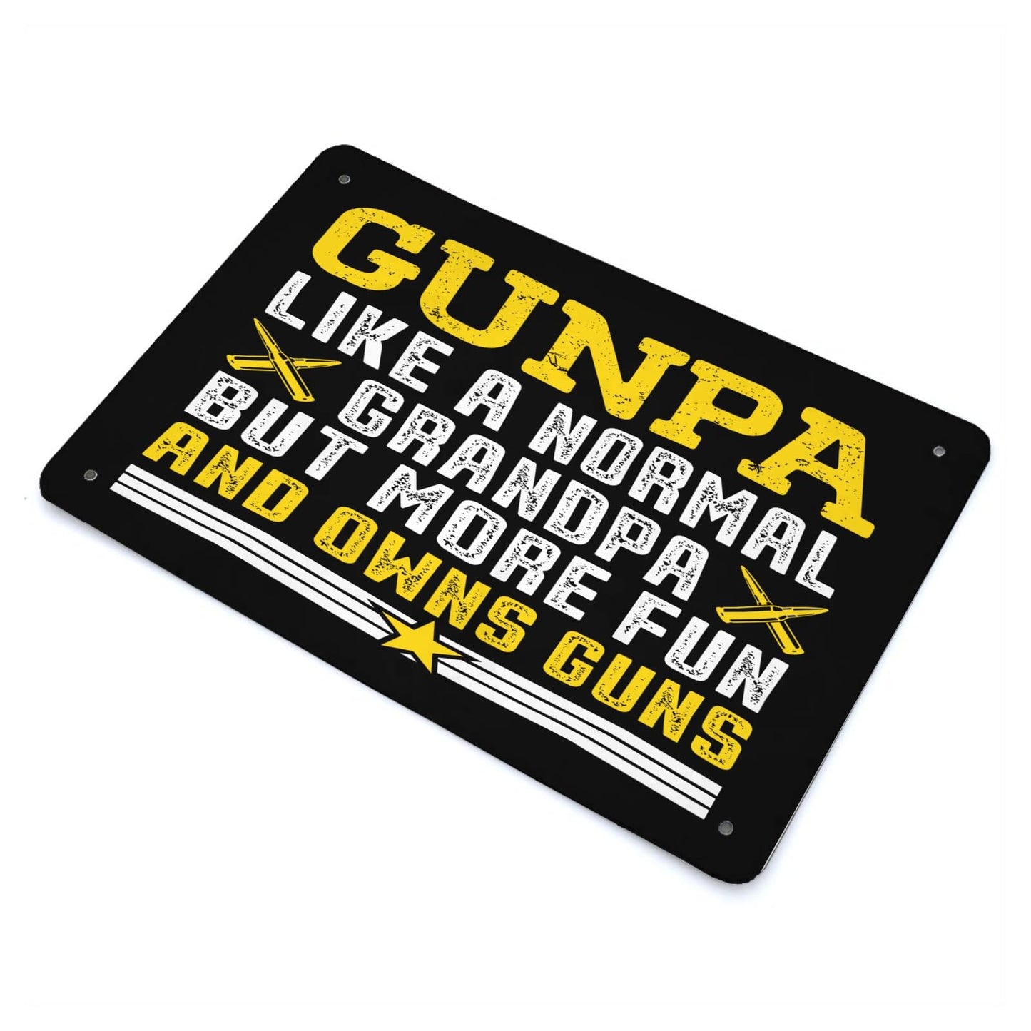 Fun Gun Lover Tin Sign Home Decor 40*30cm