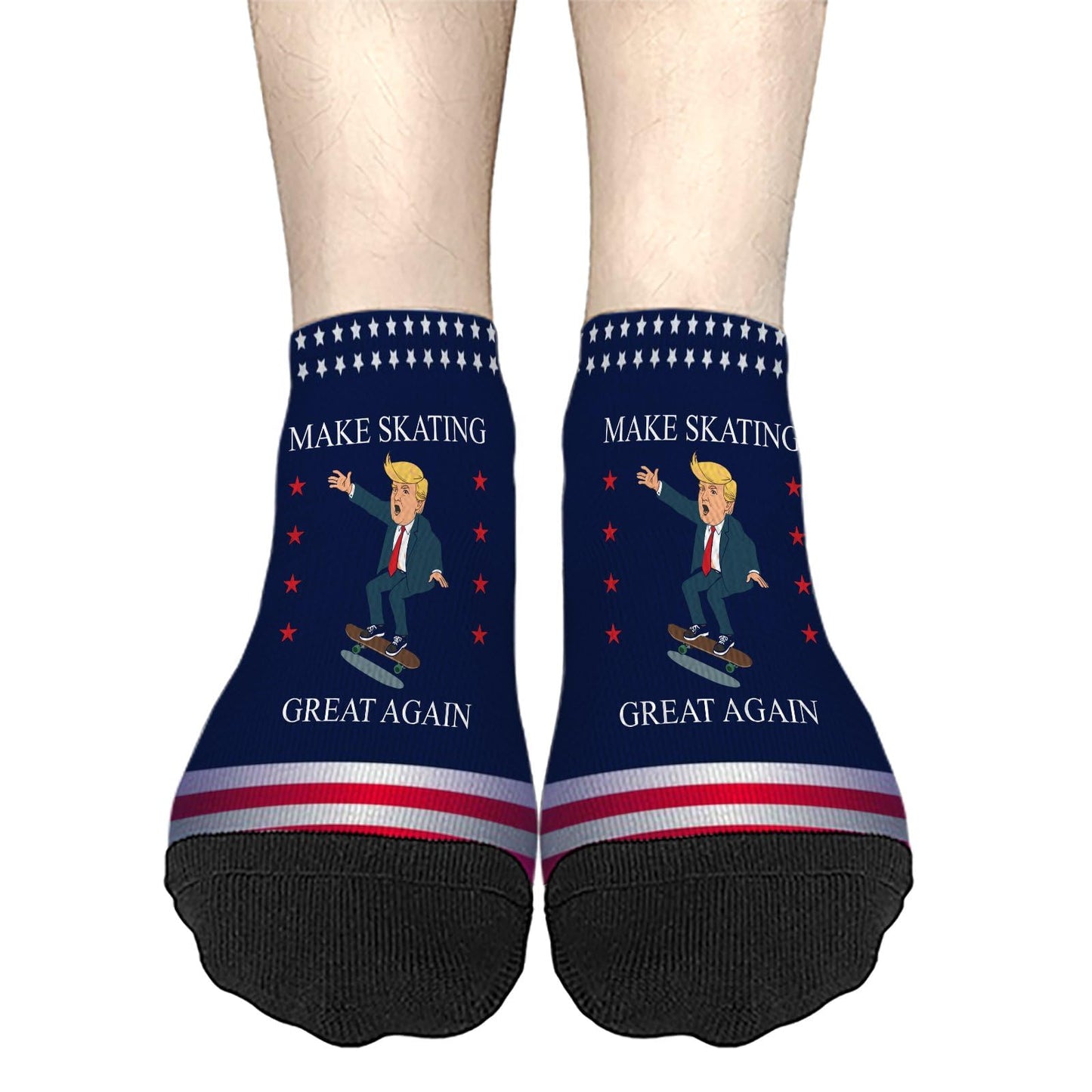 Make Skating Great Again Trump 2024 Short Socks For Women Athletic Sock For Mens