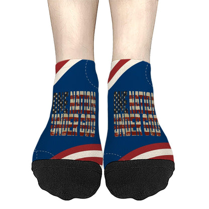 One Nation Under God Mens Socks Crew Casual Sock For Women