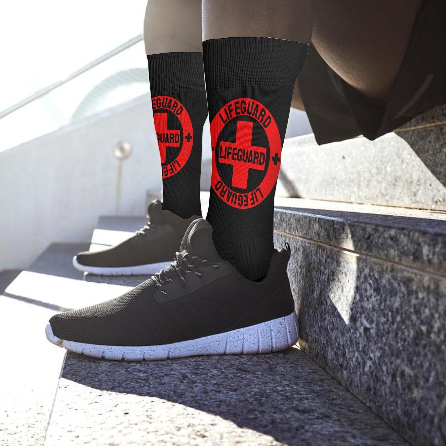 LIFEGUARD Mens Athletic Socks