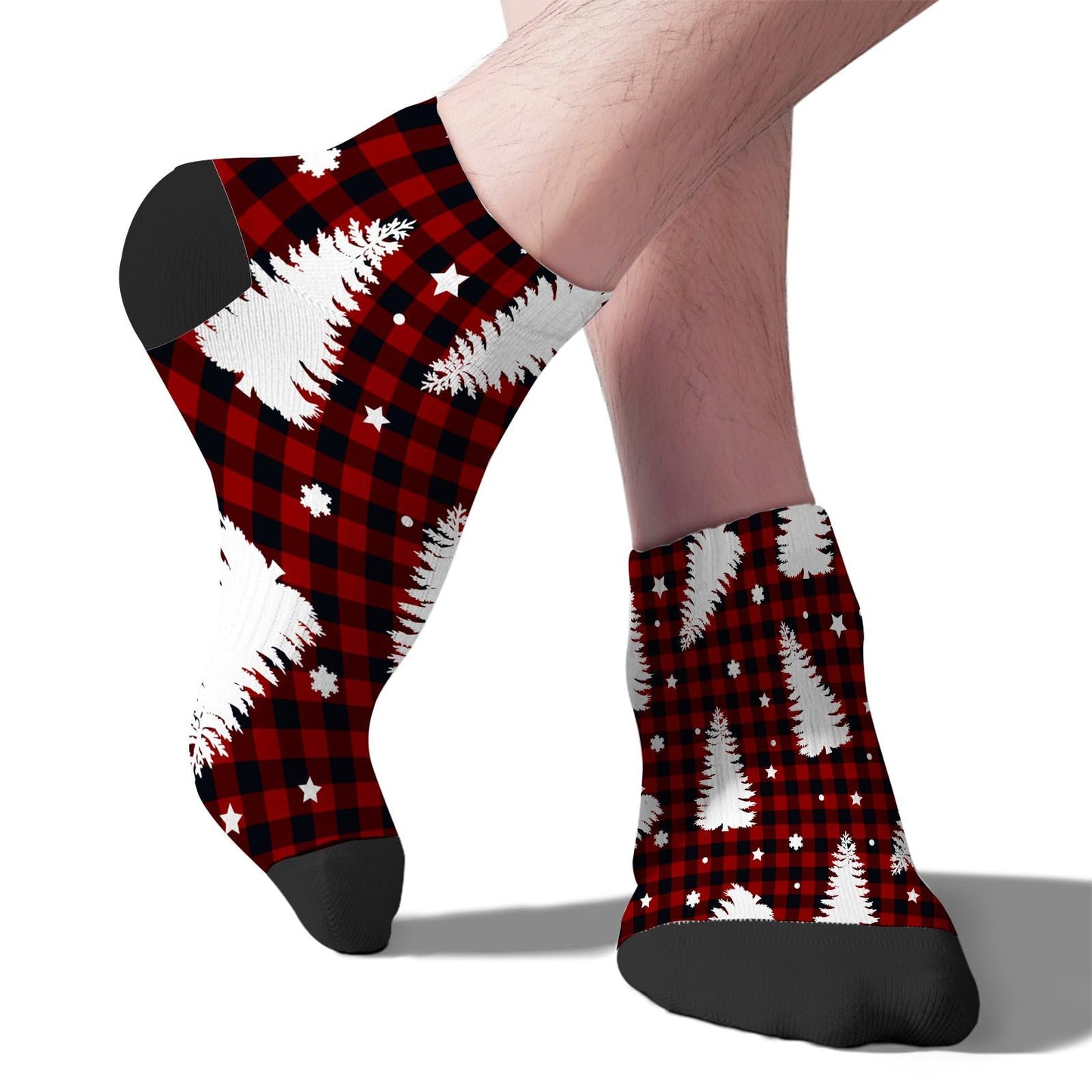 Funny Christmas Pattern Womens Socks Crew Dress Womens Sock