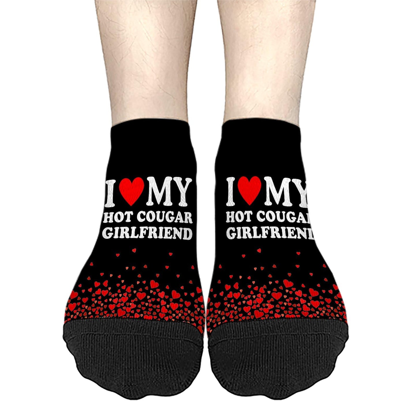 I Love My Hot Girlfriend Womens Ankle Socks Crew For Men's Sock
