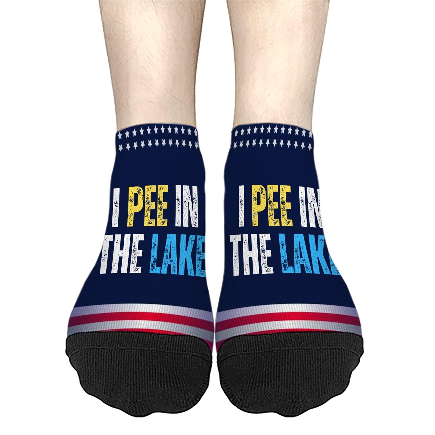 Lake-themed Funny Vacation Partys Cotton Socks for Men and Women