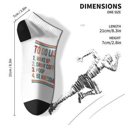 Morning Routine Men's Low Cut Socks