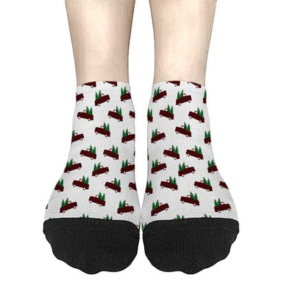 Funny Christmas Pattern Womens Socks Crew Dress Womens Sock