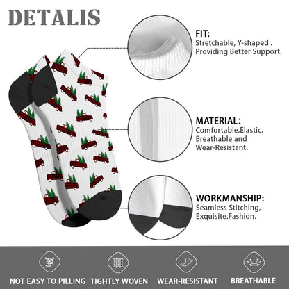 Funny Christmas Pattern Womens Socks Crew Dress Womens Sock