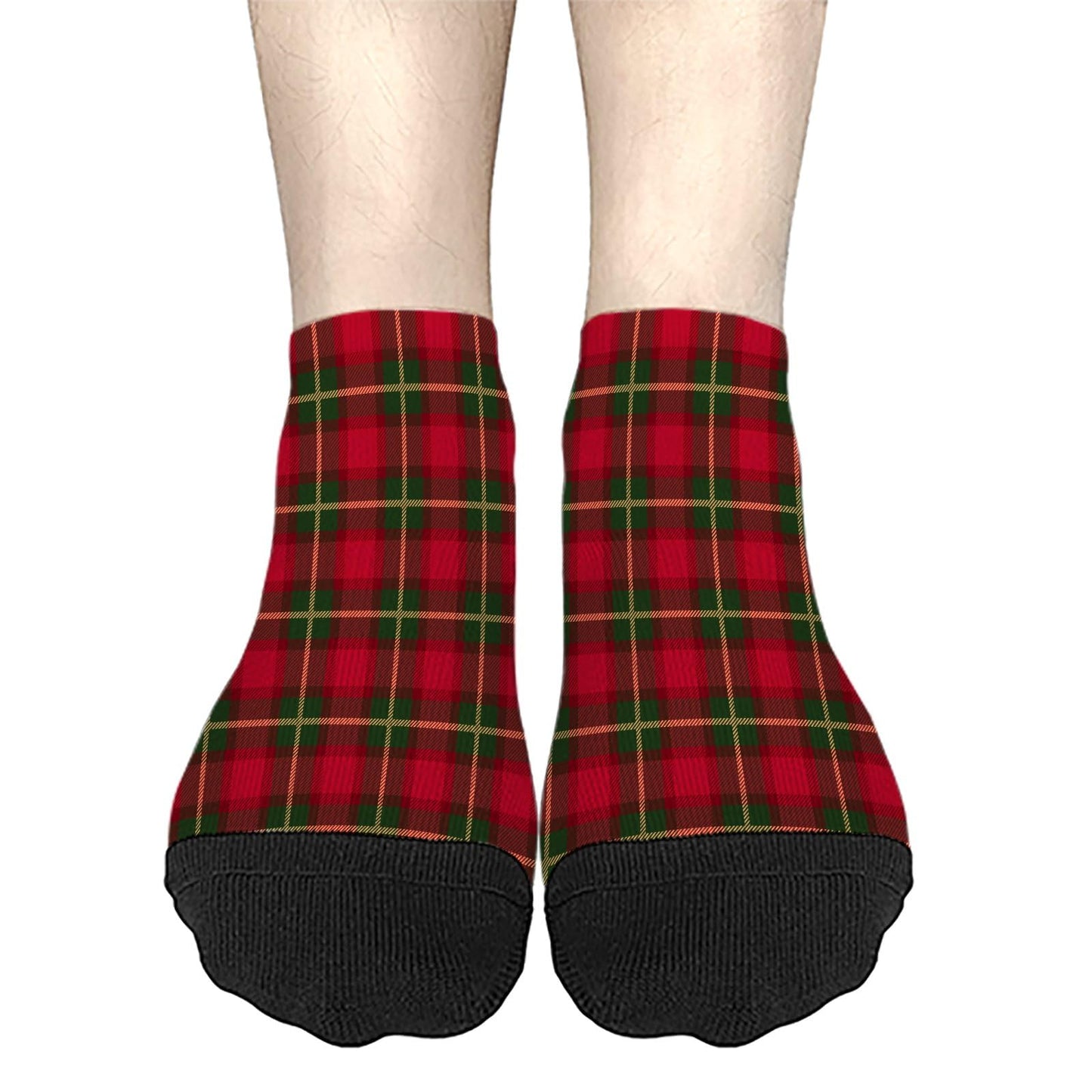 Funny Christmas Pattern Boys Ankle Socks Low Cut For Men Socks