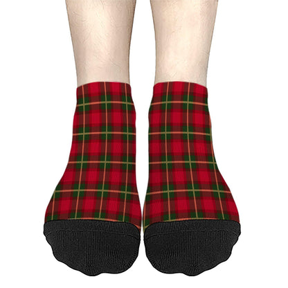 Funny Christmas Pattern Boys Ankle Socks Low Cut For Men Socks
