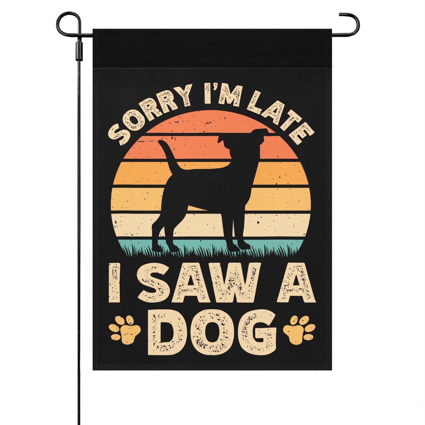 Cute Dog House Flags - Double Sided Hilarious Yard Flags