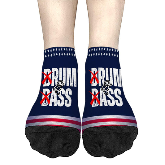 Funny Drum & Bass Rum & Ass Lovers Dress Socks Ankle Socks Women's