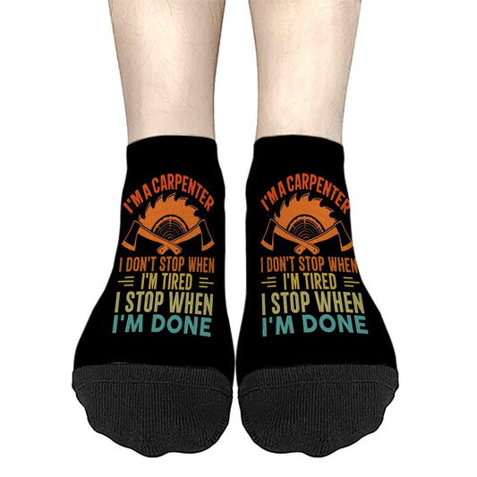 Carpenter Motivation Low Cut Crew Socks for Women