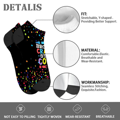 Broken Crayons Still Color Mens Low Cut Socks Invisible For Mens Sock