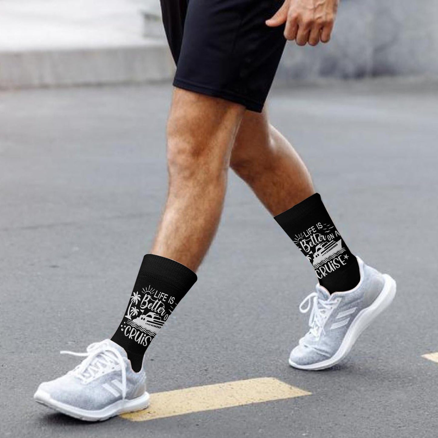 Life Is Better On A Cruise Men Dress Socks