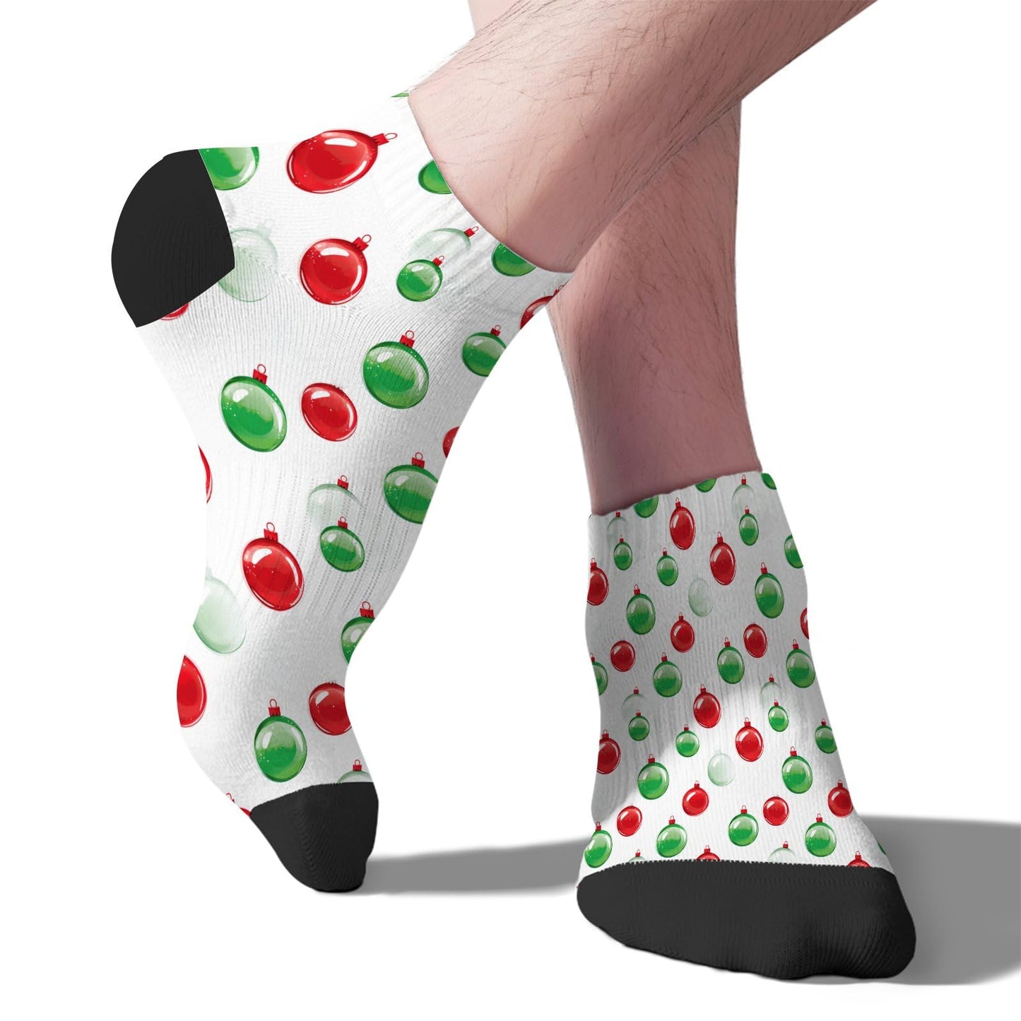 Funny Christmas Pattern Womens Socks Crew Dress Womens Sock