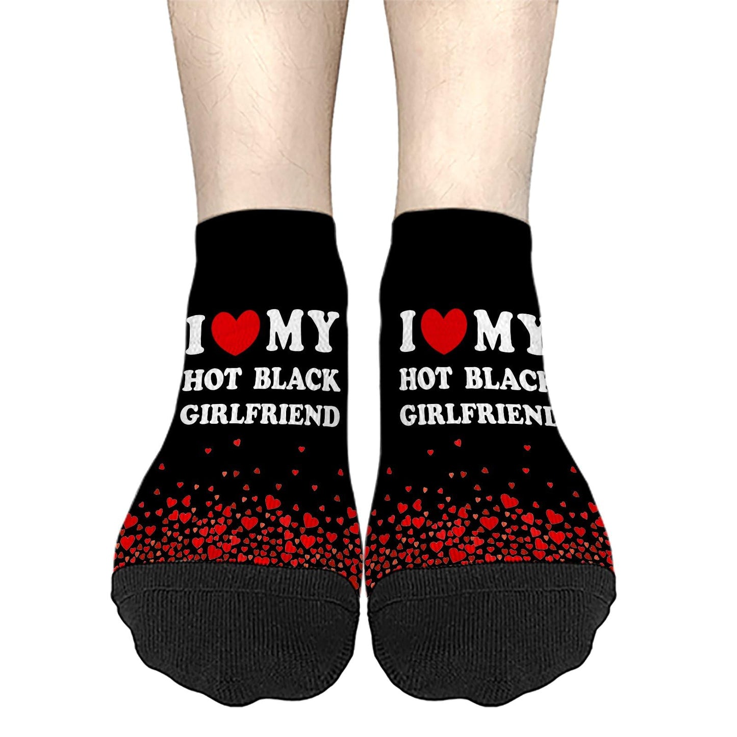 I Love My Hot Girlfriend Womens Ankle Socks Crew For Men's Sock