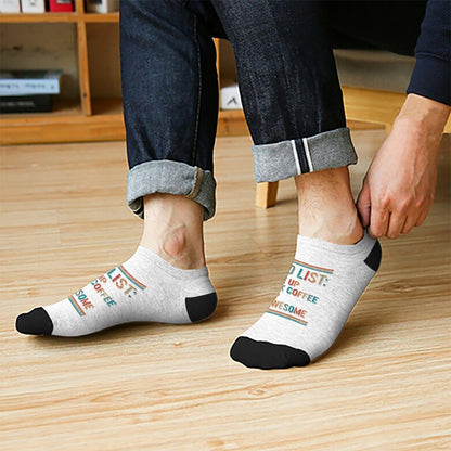 Morning Routine Men's Low Cut Socks