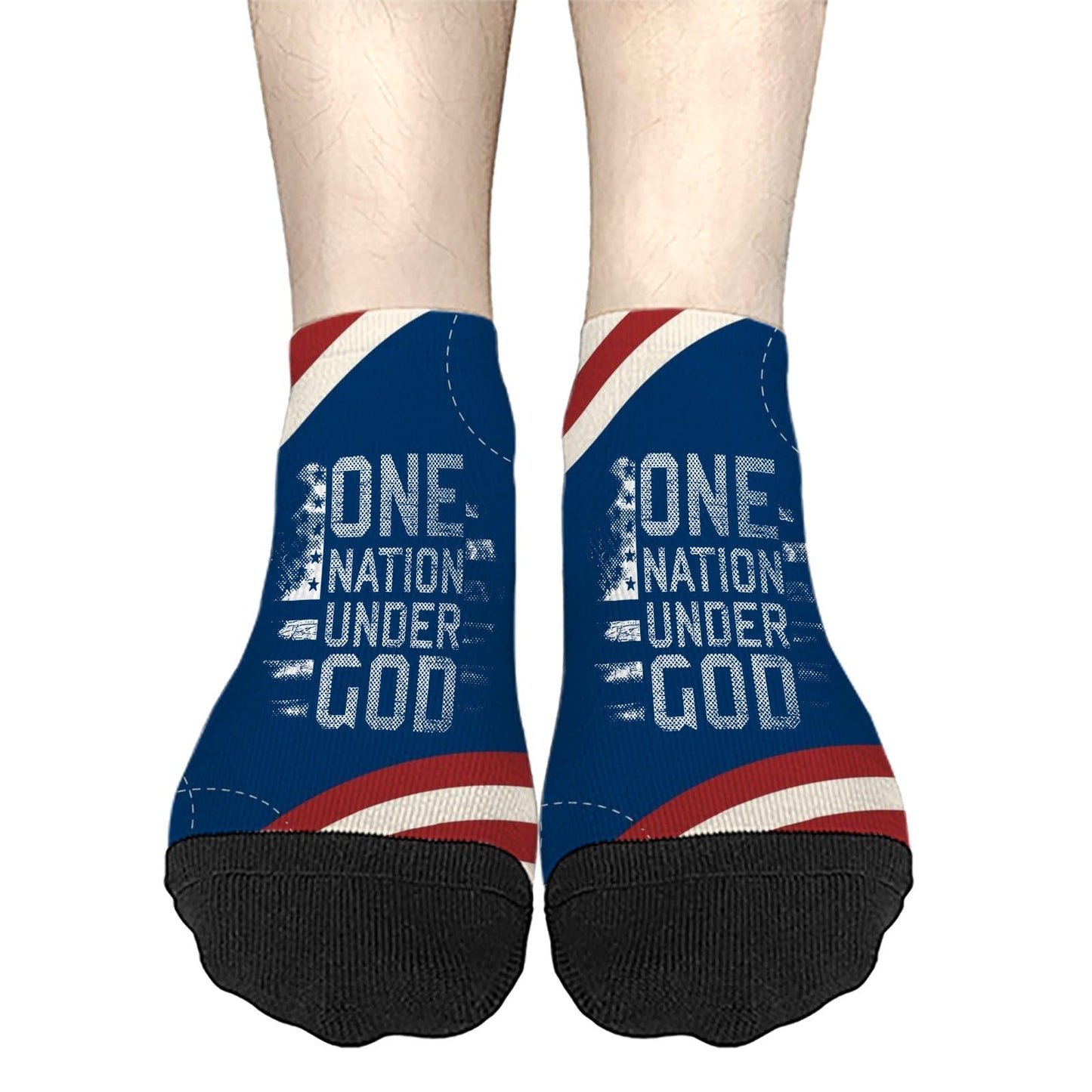 One Nation Under God Mens Socks Crew Casual Sock For Women