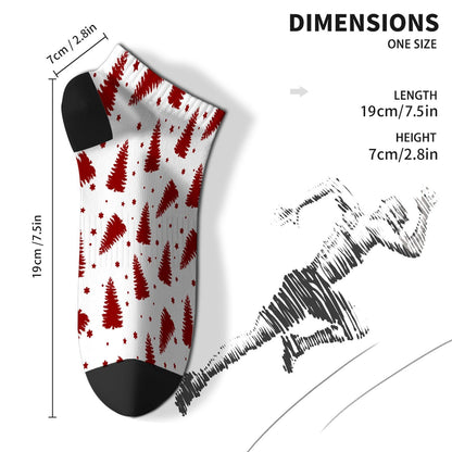 Funny Christmas Pattern Womens Socks Crew Dress Womens Sock