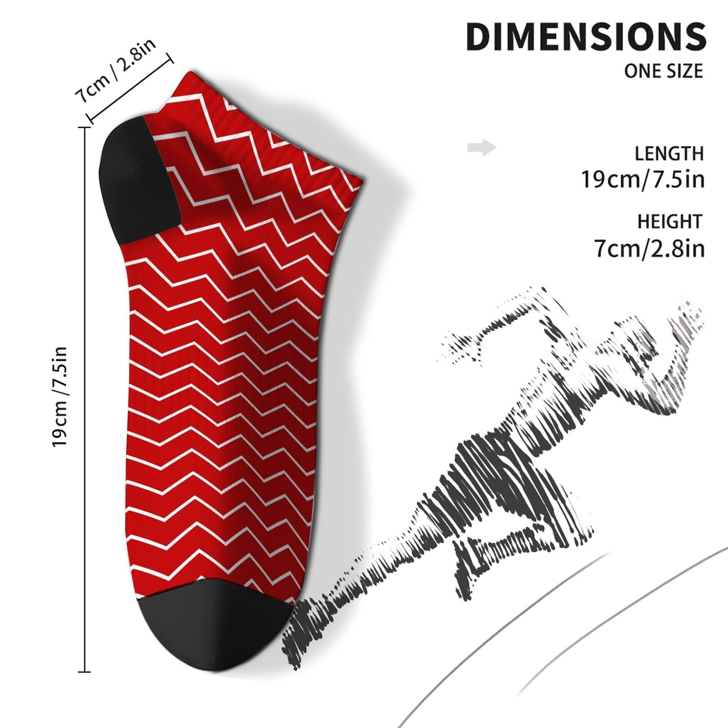 Funny Christmas Pattern Low Cut Socks Men Short Men's Sock