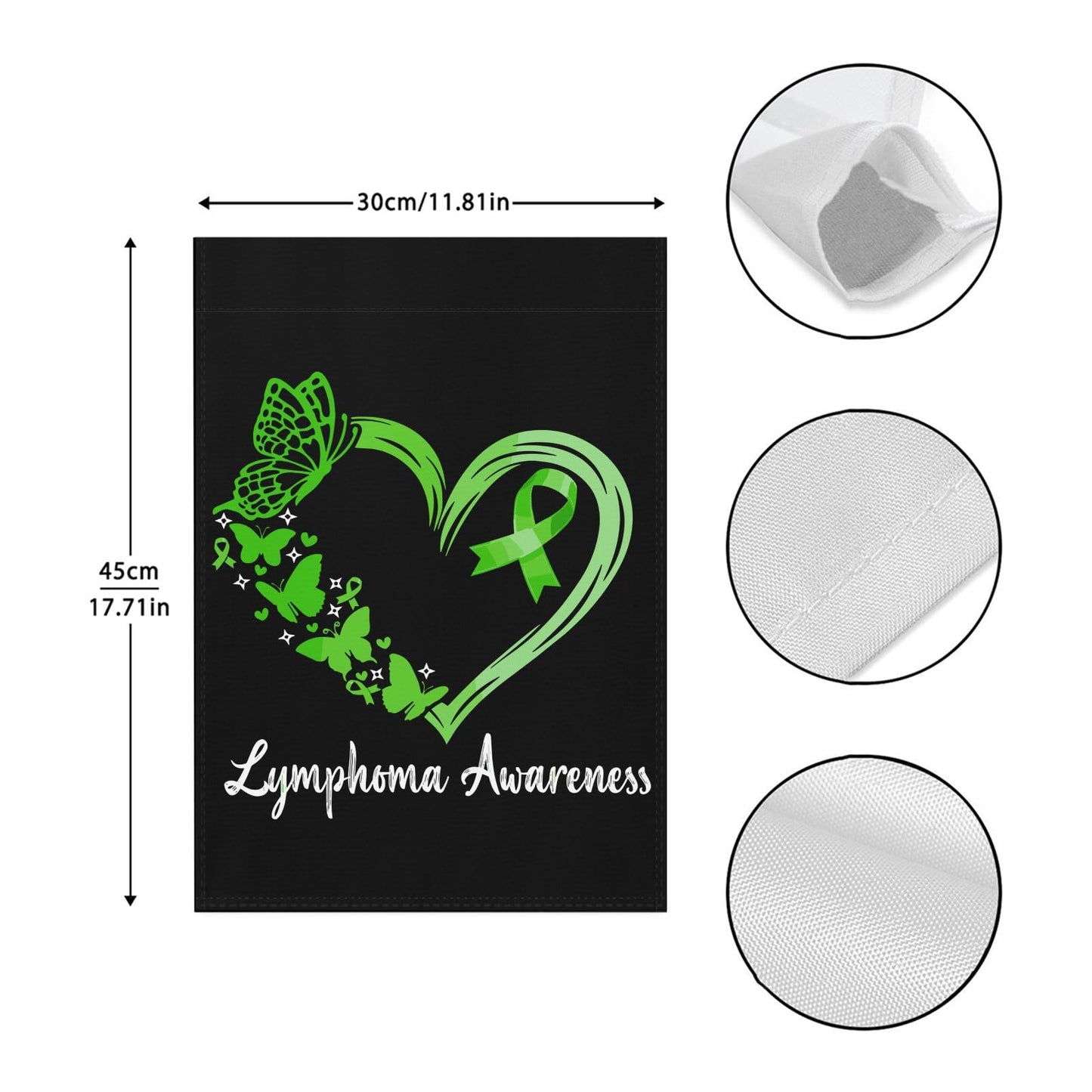 Lymphoma Warriors Garden Flag