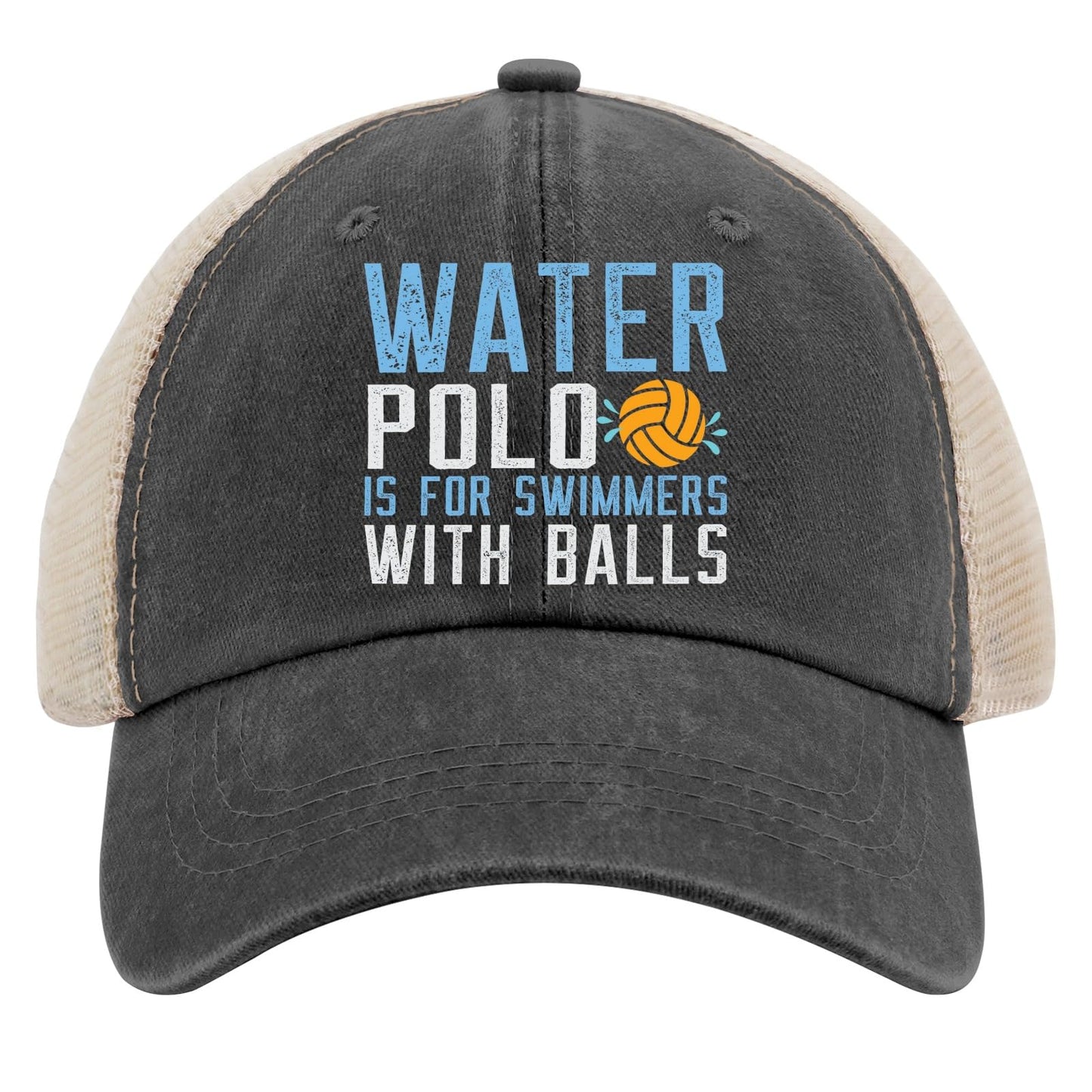 Allblack Water Polo Ball Cap for Women and Men