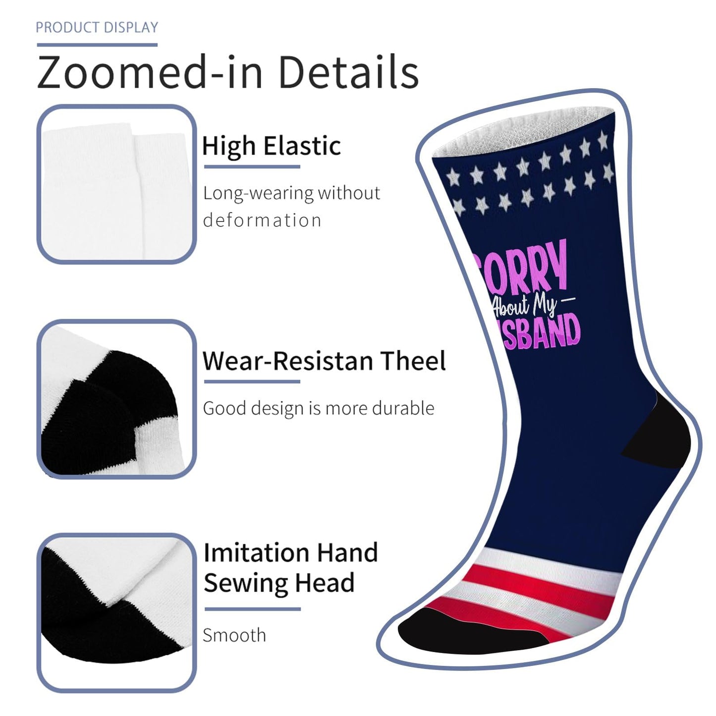 Colorful Crazy Design Women's Half Calf Socks - Novelty Gift for Girlfriends