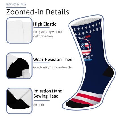 Colorful Crazy Design Unisex Novelty Socks for Women