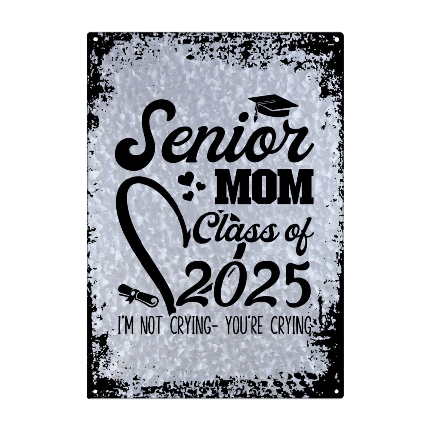 Class Of 2025 Senior Galvanized Bar Signs Funny Bathroom Decor For Library One Size