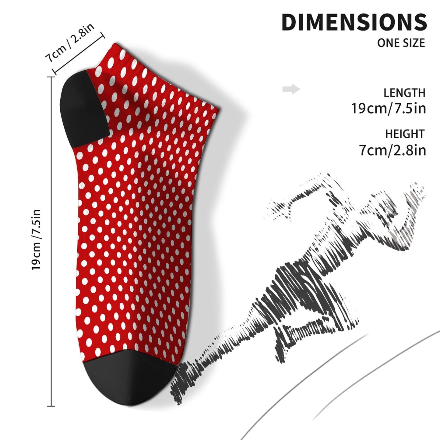 Funny Christmas Pattern No Show Socks Men Cotton Sock Mens