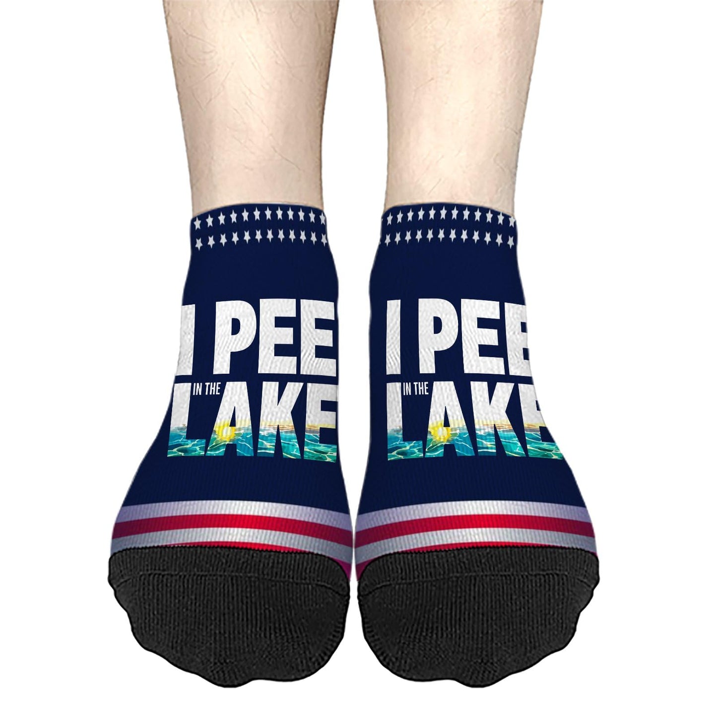 Lake-themed Funny Vacation Partys Cotton Socks for Men and Women