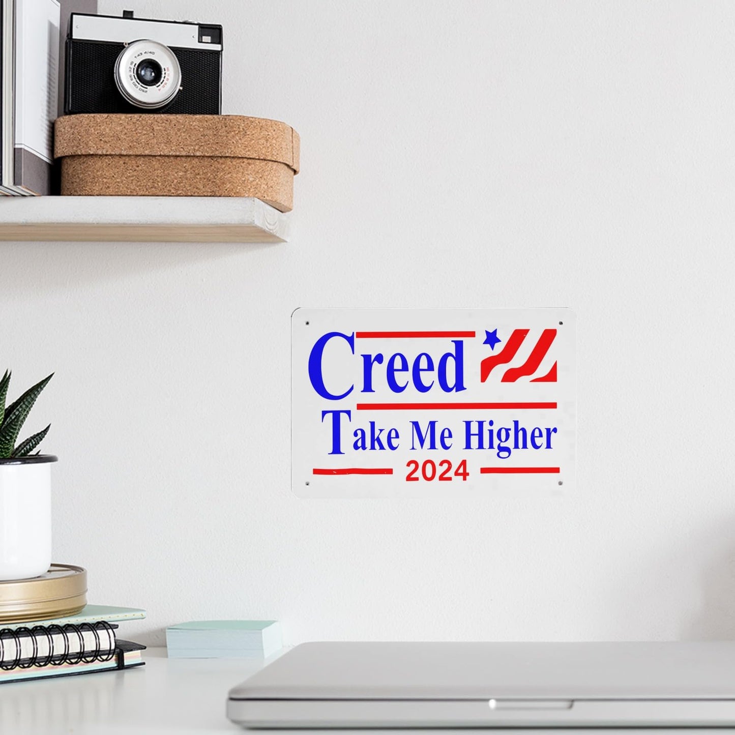 Creed 24' Take Me Higher Metal Sign Home Wall Decor For Office 40 * 30cm