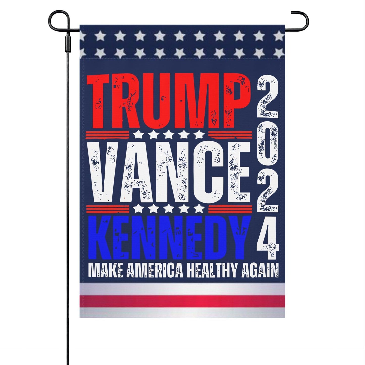 Make America Healthys Again Trump Vances Kenedy House Flag One Size Humorous Yard Flag For Beach House Flags