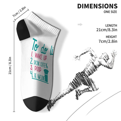 Morning Routine Motivation Socks