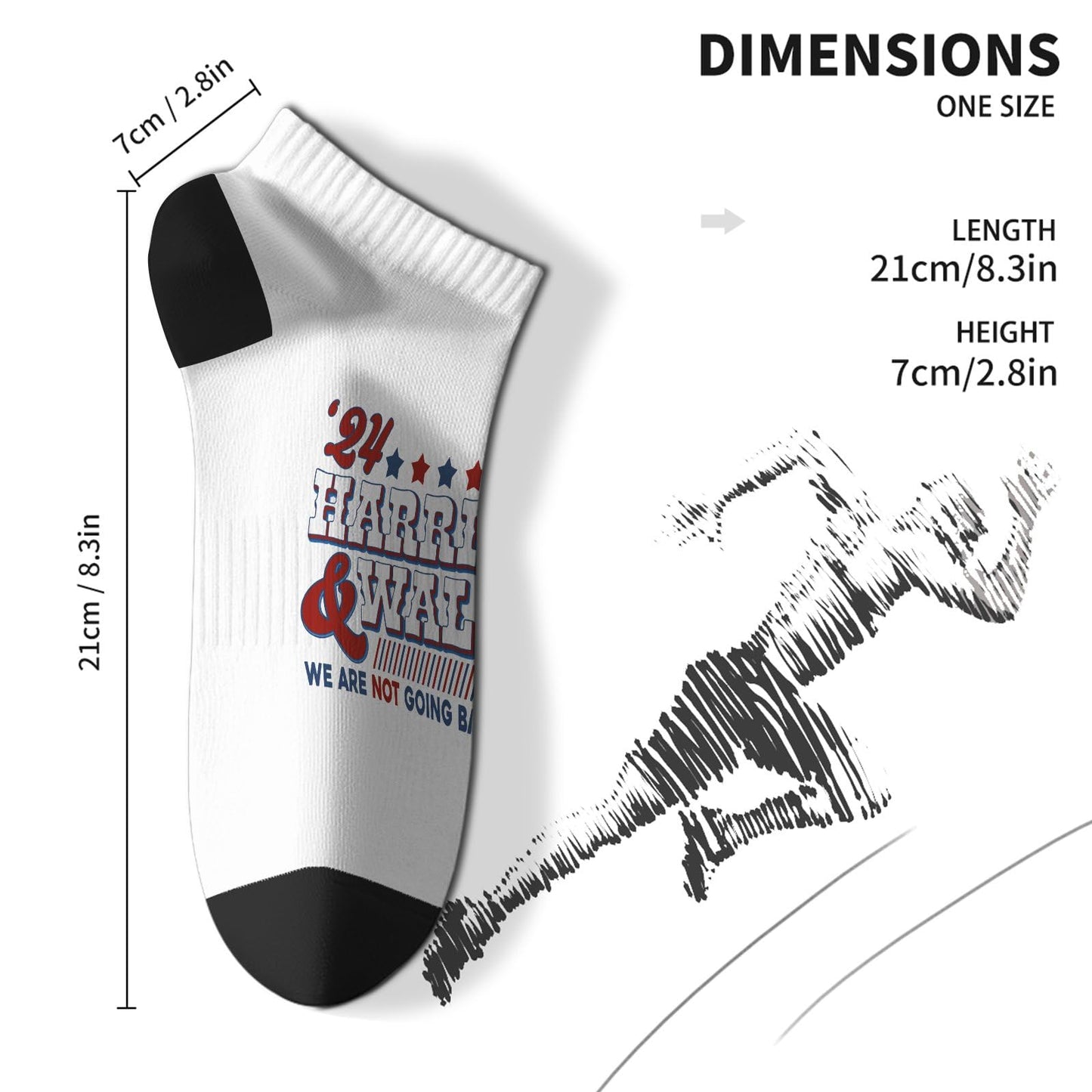 Gen Z People Power Athletic Men's Dress Socks