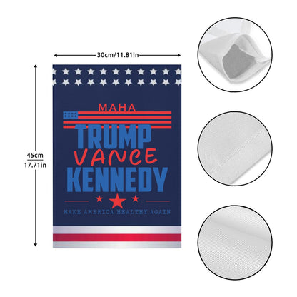 MAHA US Patriotic 4th of July Garden Flag - Double Sided Funny Flag