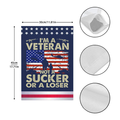 Veteran Pride Double-Sided Garden Flag