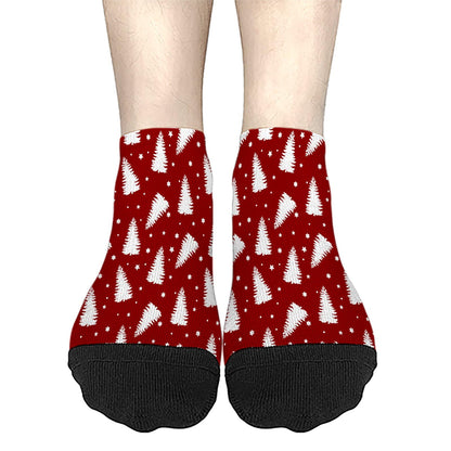 Funny Christmas Pattern Womens Socks Crew Dress Womens Sock