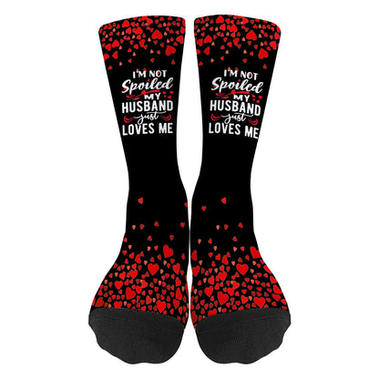 I Love My Awesome Wife Womens Womens Socks Crew