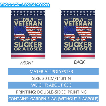 Veteran Pride Double-Sided Garden Flag