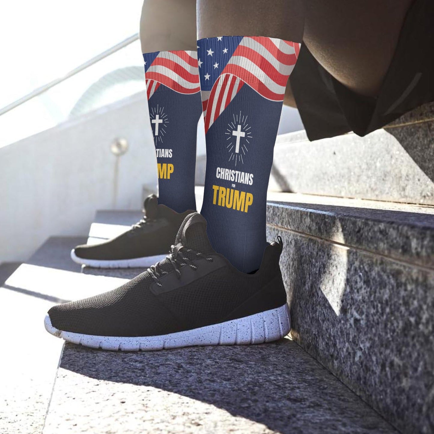 Men's Athletic Socks - Support Trump