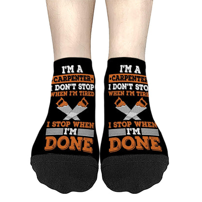 Carpenter Cotton Crew Socks - Unisex