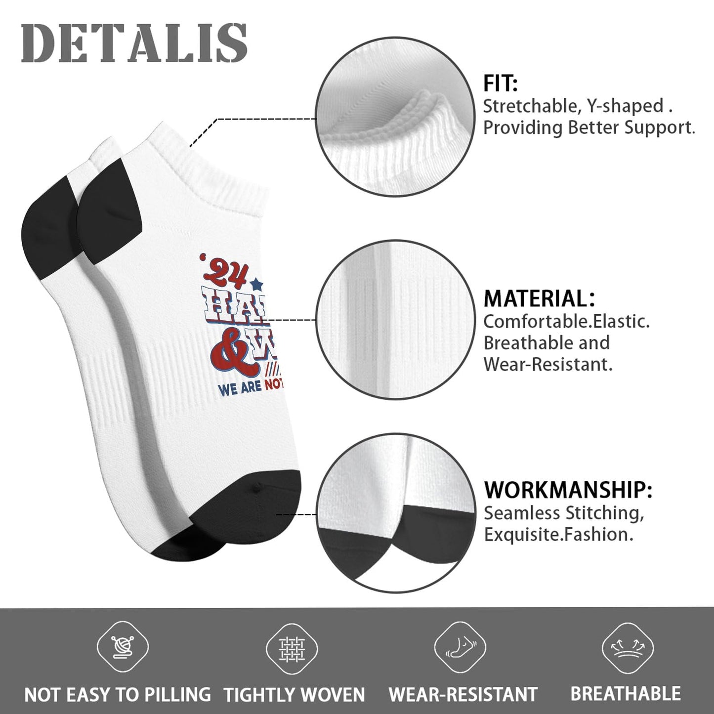 Gen Z People Power Athletic Men's Dress Socks