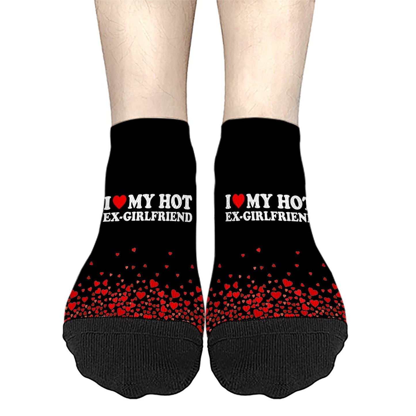 I Love My Hot Girlfriend Womens Ankle Socks Crew For Men's Sock