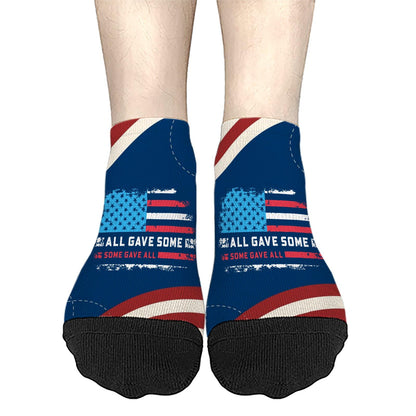 All Gave Some Some Gave All Women's No Show Socks